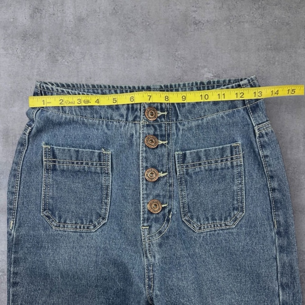 Princess Polly High Waist Button Up Straight Leg Jeans Sz: U/UK:6 / US: 2 /U: 34 - Picture 9 of 16